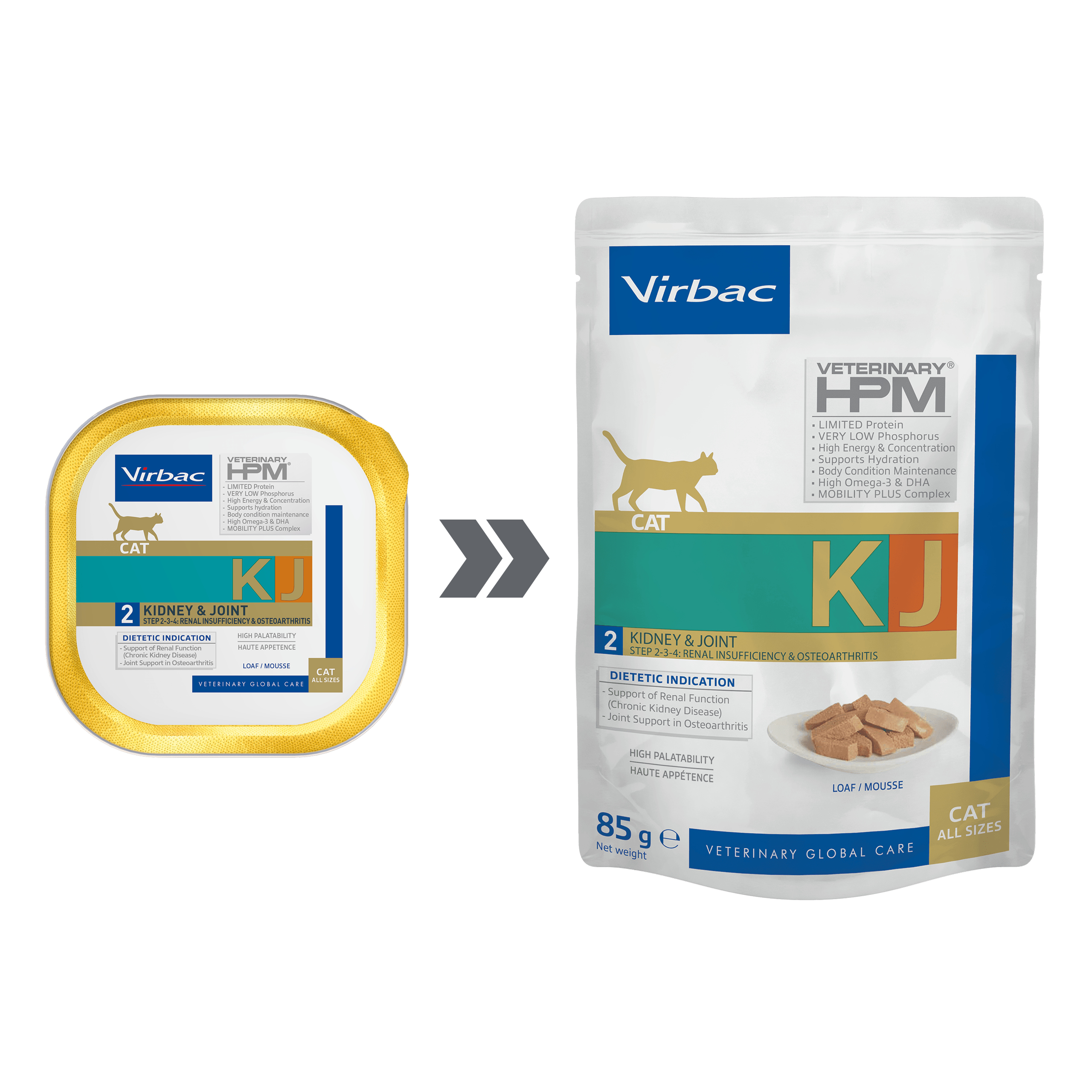 Advanced Kidney & Joint Cat Food KJ3 - Virbac UK