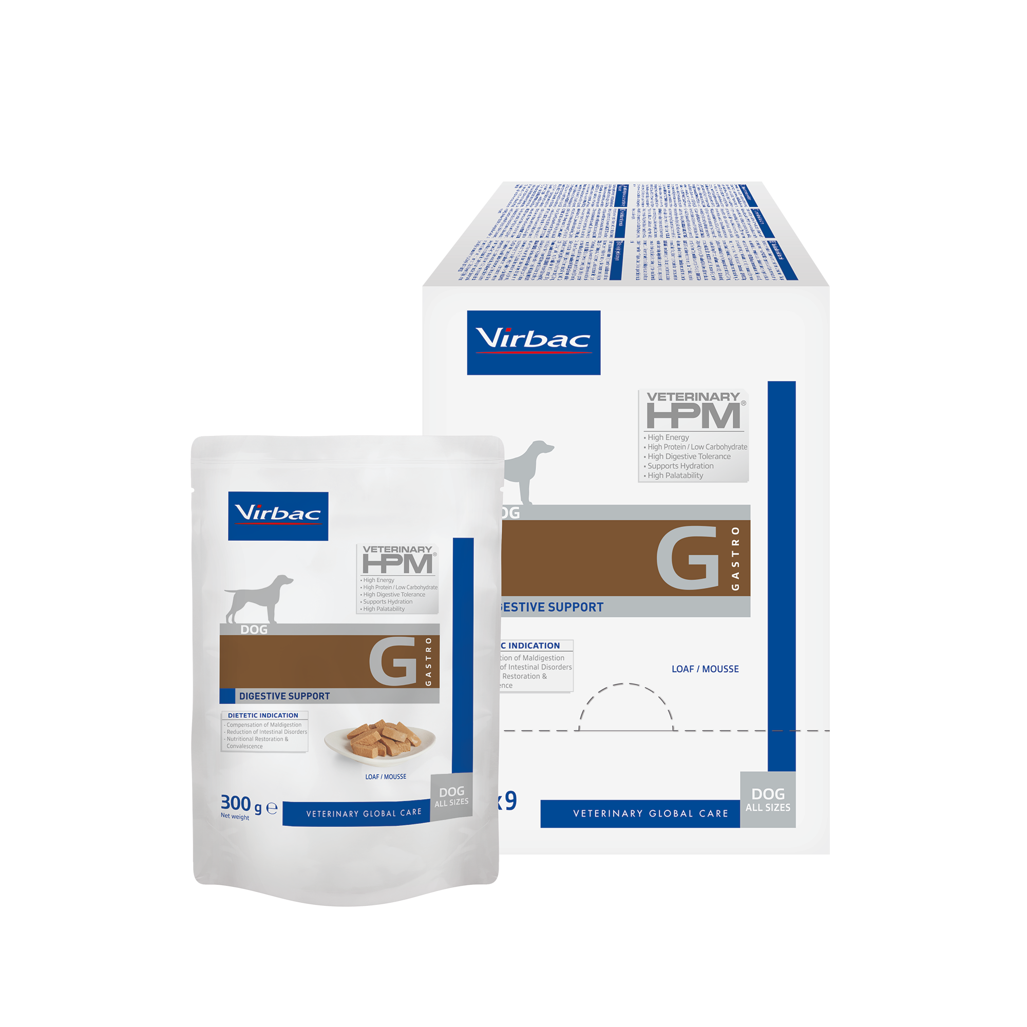Digestive Support Dog Wet Food - For Sensitive Stomachs 9x300g