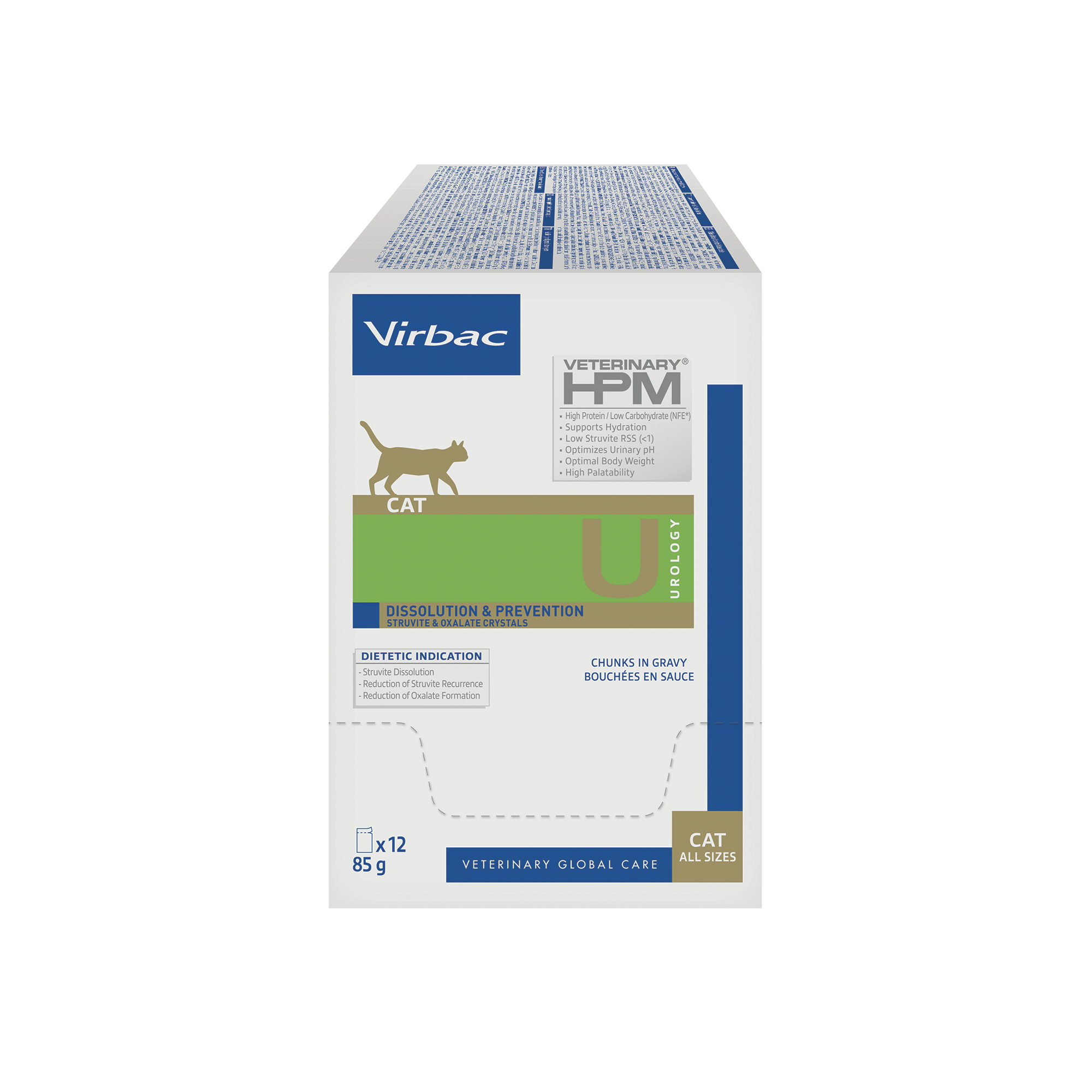 Urology Cat Food U2 - Dissolution & Prevention - Virbac UK