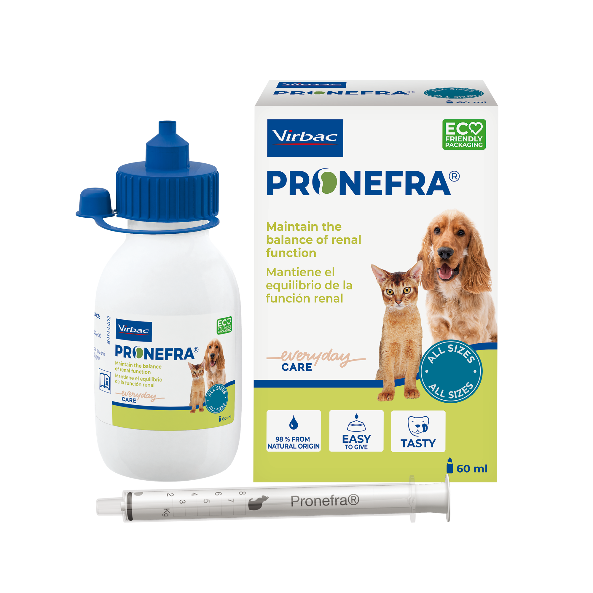 Virbac PRONEFRA 腎機能サポート 180ml Pronefra® - Kidney Support Supplement for Cats & Dogs