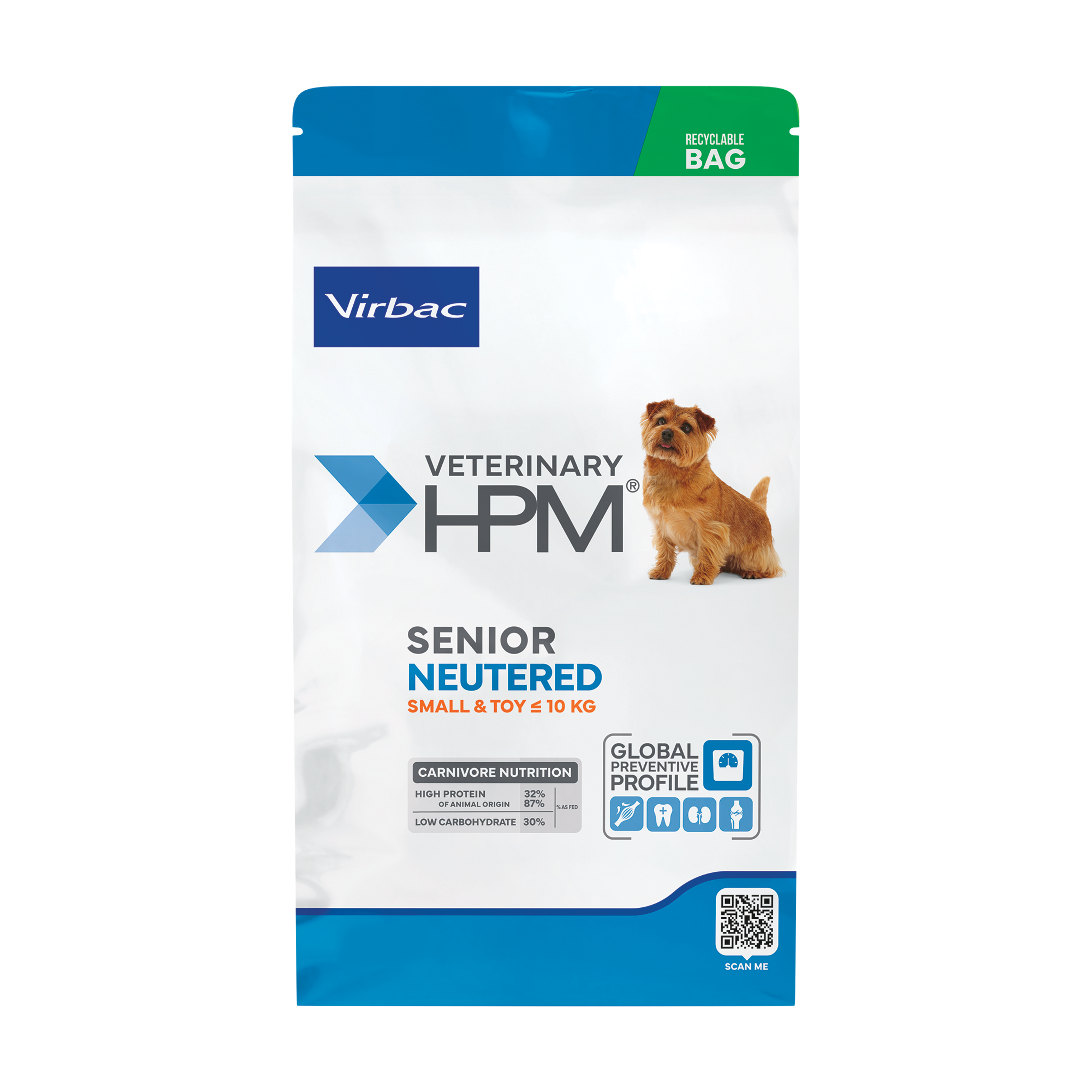 Senior Neutered Dog Food for Small Breeds - Virbac UK