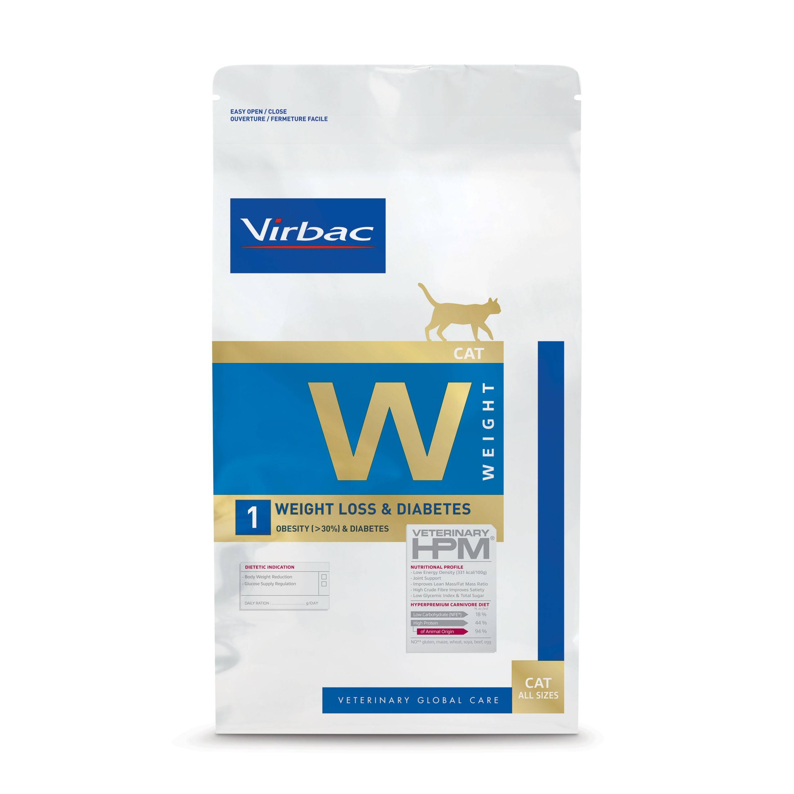 Weight Loss Diabetes Cat Food W1 – Healthy Weight Loss Virbac UK