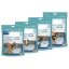 Virbac Veggiedent FR3SH dog dental chews in assorted pack sizes with happy dog images on packaging.
